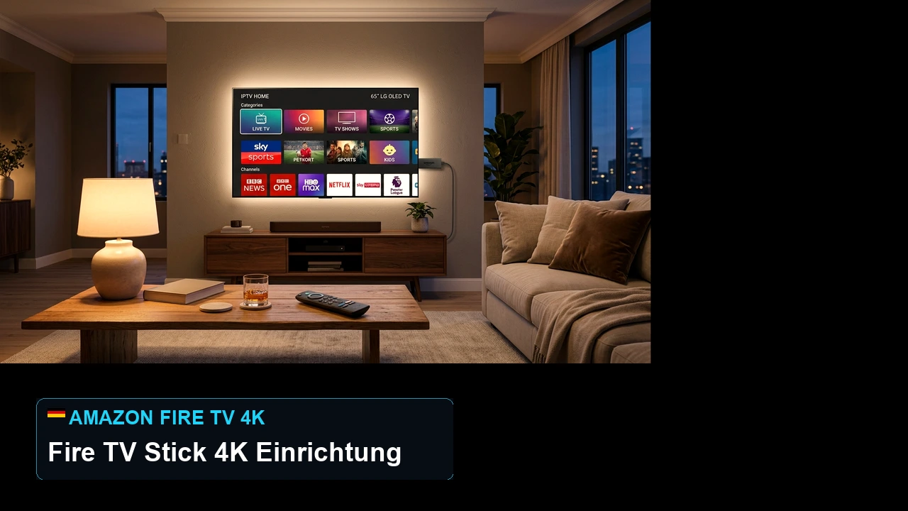 IPTV auf Amazon Fire TV Stick einrichten: Schritt-für-Schritt Anleitung (2026)